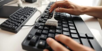 how to clean your keyboard fast