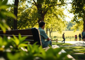 life on a park bench
